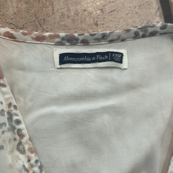 Abercrombie Wrap Dress Long Sleeve Sheer - Picture 2 of 4